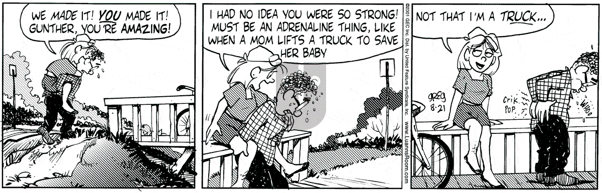 Luann - Tuesday August 21, 2001 Comic Strip