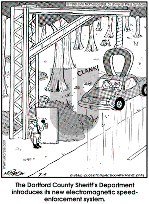 Close to Home on Saturday July 4, 1998 Comic Strip