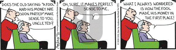 The Born Loser on Saturday December 5, 2020 Comic Strip
