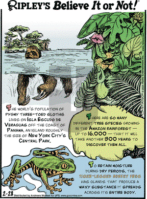Ripley's Believe It or Not - Wednesday February 28, 2024 Comic Strip