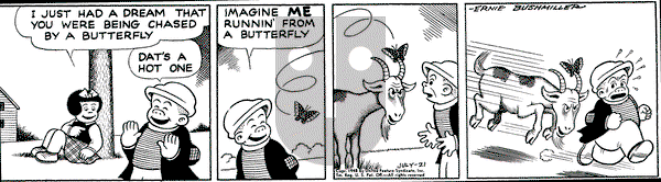 Nancy on Wednesday July 21, 1948 Comic Strip