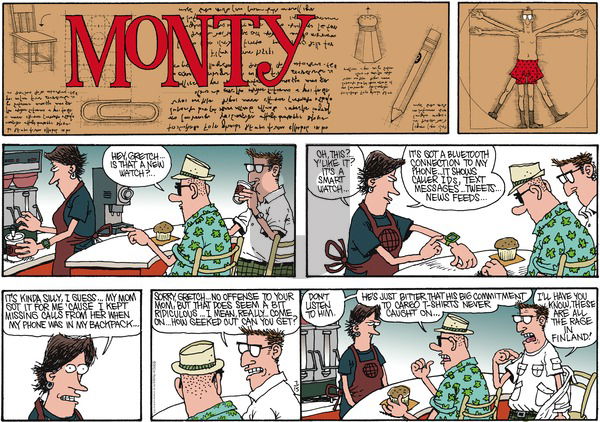Monty on Sunday July 15, 2012 Comic Strip