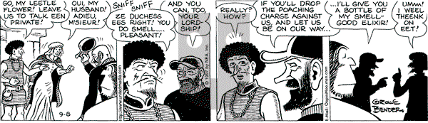 Alley Oop on Monday September 8, 1997 Comic Strip