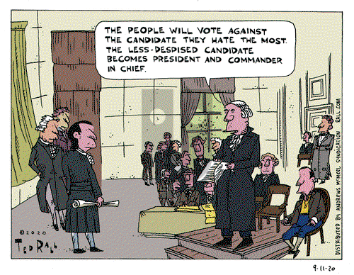 Ted Rall on Friday September 11, 2020 Comic Strip