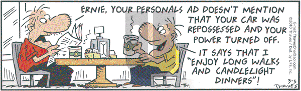 Frank and Ernest - Friday March 5, 2010 Comic Strip