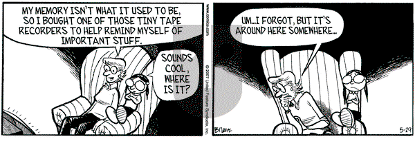Grand Avenue on Tuesday May 29, 2007 Comic Strip