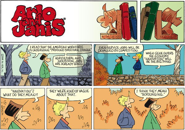 Arlo and Janis on Sunday February 1, 2004 Comic Strip