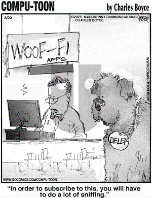 Compu-toon on Thursday March 20, 2025 Comic Strip