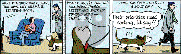 Fred Basset on Tuesday February 9, 2016 Comic Strip