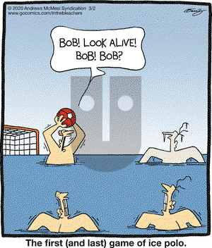 In the Bleachers on Monday March 2, 2020 Comic Strip