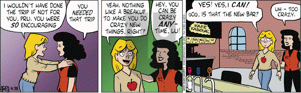 Luann on Thursday April 28, 2016 Comic Strip