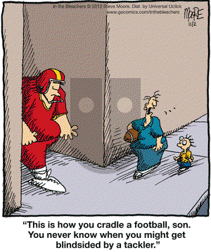 In the Bleachers on Friday November 2, 2012 Comic Strip