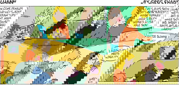 Luann on Sunday March 17, 2002 Comic Strip