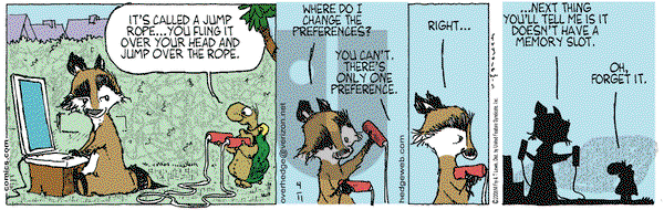Over the Hedge on Tuesday April 11, 2006 Comic Strip