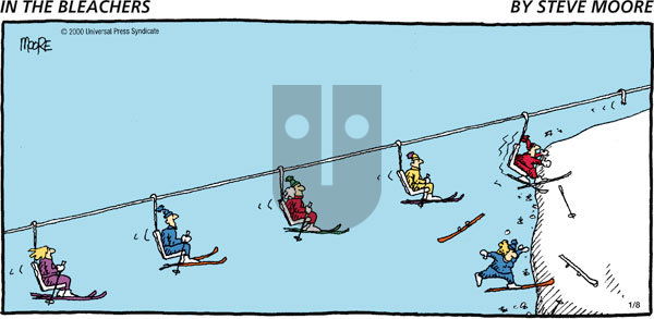 In the Bleachers on Sunday January 8, 2012 Comic Strip