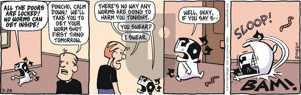 Pooch Cafe on Thursday May 28, 2015 Comic Strip