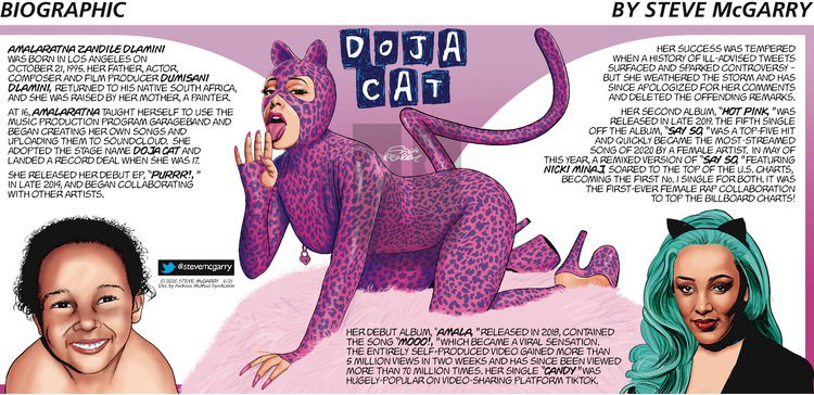 Biographic on Sunday June 21, 2020 Comic Strip