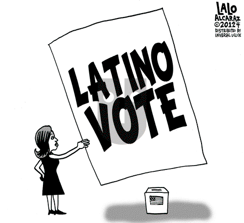 Lalo Alcaraz on Tuesday November 6, 2012 Comic Strip