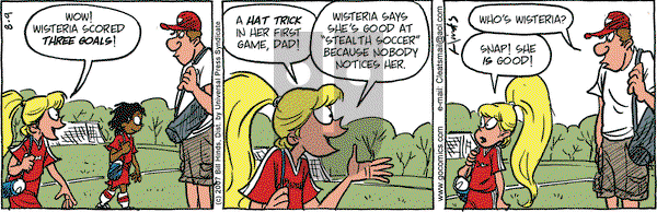Cleats on Friday July 18, 2025 Comic Strip