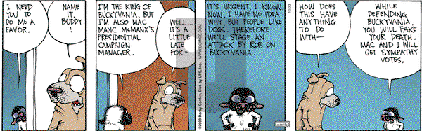 Get Fuzzy on Tuesday December 23, 2008 Comic Strip