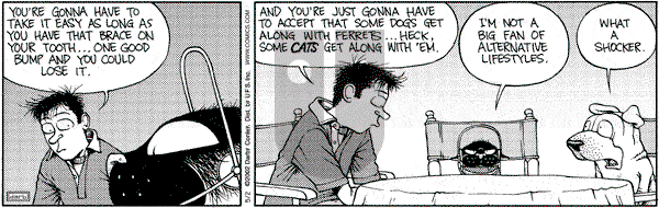 Get Fuzzy on Thursday May 2, 2002 Comic Strip