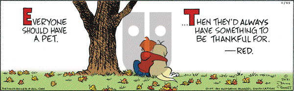 Red and Rover - Thursday November 25, 2021 Comic Strip