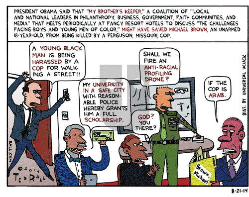 Ted Rall on Thursday August 21, 2014 Comic Strip