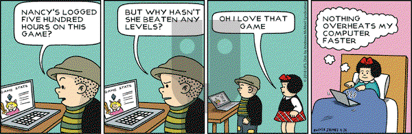 Nancy on Thursday April 26, 2018 Comic Strip