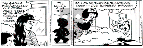 Nancy on Saturday January 28, 2006 Comic Strip