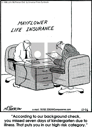 Close to Home - Thursday December 26, 1996 Comic Strip