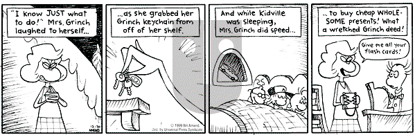 FoxTrot on Monday December 20, 1999 Comic Strip