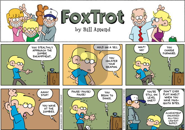 FoxTrot on Sunday November 28, 2010 Comic Strip