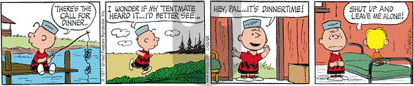 Peanuts on Saturday July 19, 2003 Comic Strip