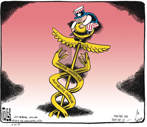 Tom Toles on Sunday February 22, 2015 Comic Strip