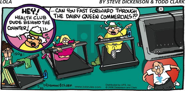 Lola on Sunday July 30, 2006 Comic Strip