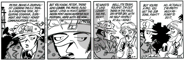 Doonesbury on Saturday February 4, 1995 Comic Strip
