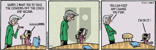 Grand Avenue on Saturday February 9, 2013 Comic Strip
