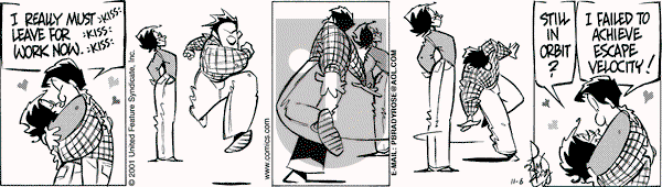 Rose is Rose on Tuesday November 6, 2001 Comic Strip