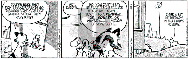 Over the Hedge on Thursday June 9, 2005 Comic Strip