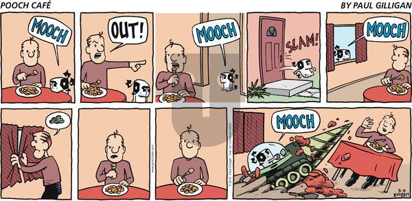 Pooch Cafe on Sunday March 4, 2012 Comic Strip