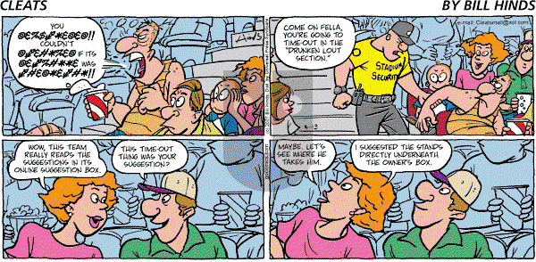 Cleats - Sunday May 13, 2007 Comic Strip