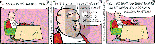 The Born Loser on Wednesday July 24, 2013 Comic Strip