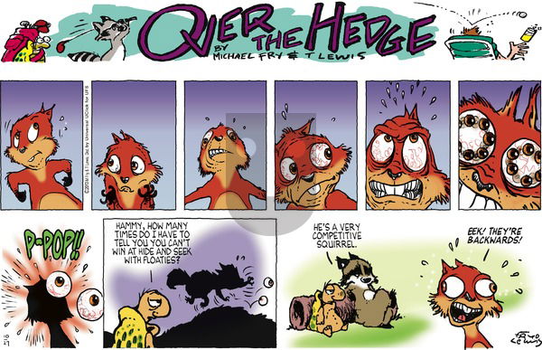 Over the Hedge on Sunday October 27, 2013 Comic Strip