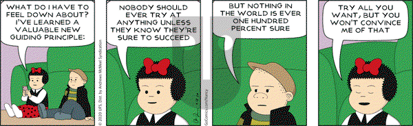 Nancy on Saturday April 18, 2020 Comic Strip