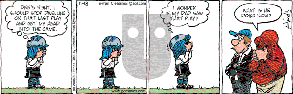 Cleats - Saturday November 18, 2006 Comic Strip