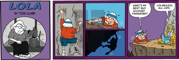Lola on Sunday September 17, 2017 Comic Strip