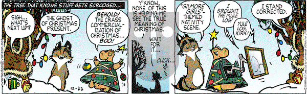Over the Hedge on Thursday December 22, 2016 Comic Strip