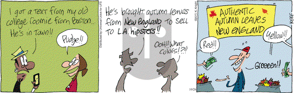 The Knight Life on Monday October 26, 2015 Comic Strip