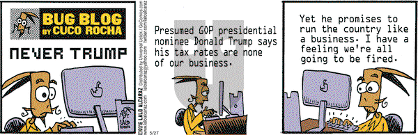 La Cucaracha on Friday May 27, 2016 Comic Strip