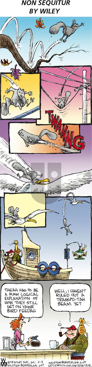 Non Sequitur on Sunday November 3, 2013 Comic Strip